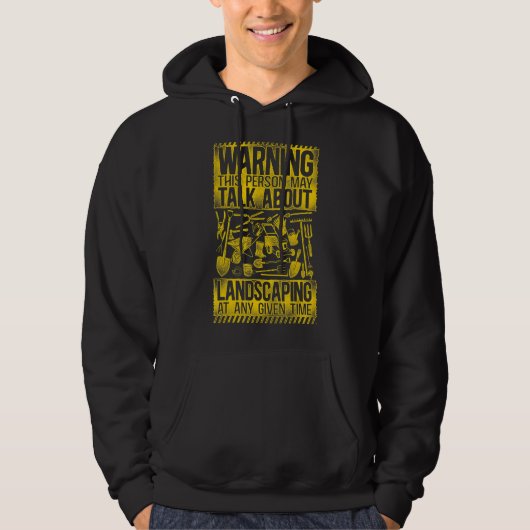 Landschappelijk landschapsarchitectuur  hoodie (Voorkant)