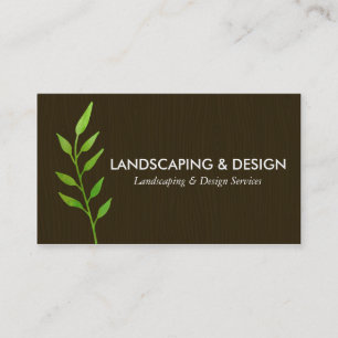 Landschappelijk ontwerp en moderne schuur visitekaartje