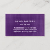 Landschappelijk ontwerp en startbaan Logo  Paars Visitekaartje (Achterkant)