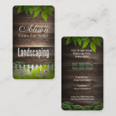 Landschappelijk ontwerp/grasdiensten/tuinbouwer visitekaartje (Voorkant / Achterkant)