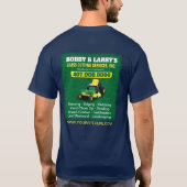Landschappelijk ontwerp grasgrasgrassnijdende Sjab T-shirt (Achterkant)