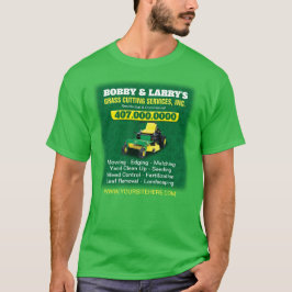 Landschappelijk ontwerp grasgrasgrassnijdende Sjab T-shirt