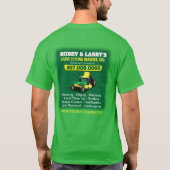Landschappelijk ontwerp grasgrasgrassnijdende Sjab T-shirt (Achterkant)