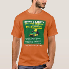 Landschappelijk ontwerp grasgrasgrassnijdende Sjab T-shirt
