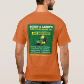 Landschappelijk ontwerp grasgrasgrassnijdende Sjab T-shirt (Achterkant)