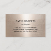 Landschappelijk ontwerp - Modern Gold Mower Profes Visitekaartje (Achterkant)