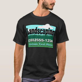 Landschappelijk ontwerp. Stadszorg. Adverteer zake T-shirt