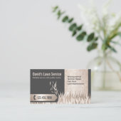 Landschappelijk ontwerp van de graszorg visitekaartje (Staand voorkant)