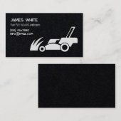 Landschappelijk ontwerp van de graszorg visitekaartje (Voorkant / Achterkant)