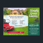Landschappelijk ontwerp van grasgrasstrips snijbro briefkaart<br><div class="desc">Bevorder uw activiteiten op het gebied van grasschapszorg door het uitsnijden van grassen te stimuleren door dit effectieve model van de sjabloon van vliegtickets aan te passen. Voeg uw logo toe voor een efficiënter merkgebruik. Pas de couponaanbiedingen op flyer aan om potentiële klanten aan te trekken. Stapel rubberbanden en hand...</div>