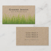 Landschappelijk ontwerp van graszorg voor bewegend visitekaartje (Voorkant / Achterkant)