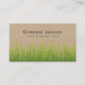 Landschappelijk ontwerp van graszorg voor bewegend visitekaartje (Voorkant)
