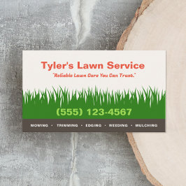 Landschappelijk ontwerp voor de graszorg visitekaartje