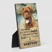 Landschappelijk rustiek huisdierherdenking | Foto- Fotoplaat (Zijkant)