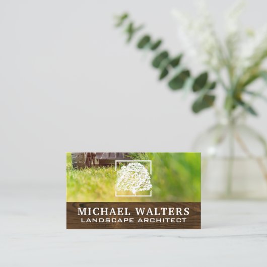 Landschappelijk snijafval | Logo bomen Visitekaartje (Staand voorkant)