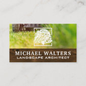 Landschappelijk snijafval | Logo bomen Visitekaartje (Voorkant)