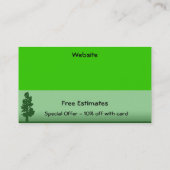 Landschappelijke brochures visitekaartje (Achterkant)