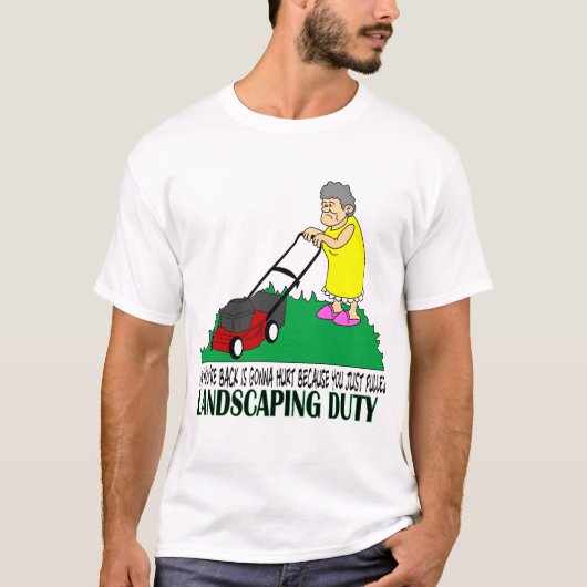 Landschappelijke dienst t-shirt (Voorkant)