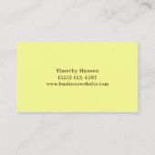 Landschappelijke onderhoudsdienst visitekaartje (Achterkant)