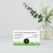 Landschappelijke planning en bosbouw visitekaartje (Staand voorkant)