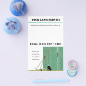 Landschappelijke planningsbrochure voor de Lawn Se Flyer (Enkel)