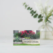 Landschappelijke vormgeving en graszorg visitekaartje (Staand voorkant)