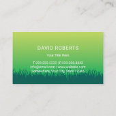 Landschappelijke vormgeving en Logo van de verzorg Visitekaartje (Achterkant)