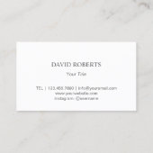 Landschappelijke vormgeving Garden Succulent Plant Visitekaartje (Achterkant)