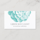Landschappelijke vormgeving Garden Succulent Plant Visitekaartje (Voorkant)