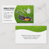 Landschappelijke vormgeving | Gras Visitekaartje (Voorkant / Achterkant)