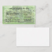 Landschappelijke waterval visitekaartje (Voorkant / Achterkant)