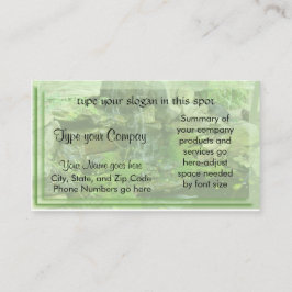 Landschappelijke waterval visitekaartje