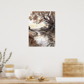 Landschappelijke Waterverf Poster (Keuken)