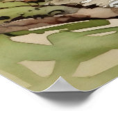 Landschappelijke Waterverf Poster (Hoek)