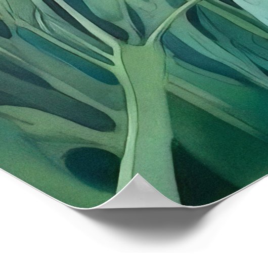 Landschappelijke Waterverf Poster (Hoek)