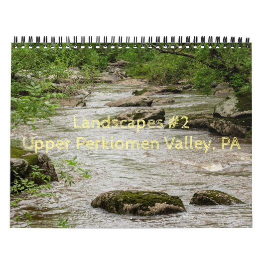 Landschappen #2 Perkiomen Valley PA Kalender (Hoes)