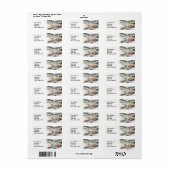 Landschappen en schilderachtig uitzichten die mist etiket (Full Sheet)