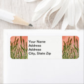 Landschappen en schilderachtig uitzichten op het p etiket (Insitu)