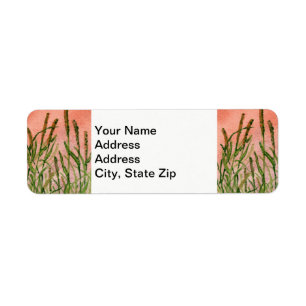 Landschappen en schilderachtig uitzichten op het p etiket