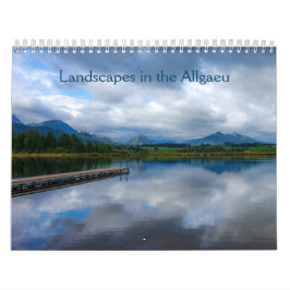 Landschappen in de Allgaeu, Beieren, Duitsland Kalender