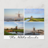Landschappen met windmolens in Nederland Briefkaart (Voorkant)