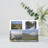 Landschappen op Cyprus Briefkaart (Staand voorkant)
