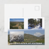 Landschappen op Cyprus Briefkaart (Voorkant / Achterkant)