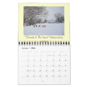 Landschappen Sneeuw en seizoensschilderijen Art 20 Kalender (Jan 2026)