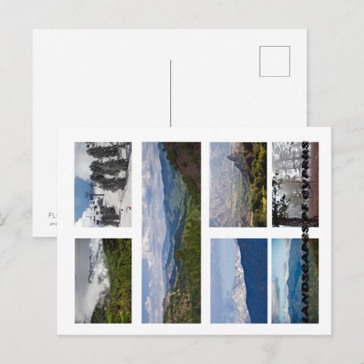 Landschappen van cyprus briefkaart (Voorkant / Achterkant)