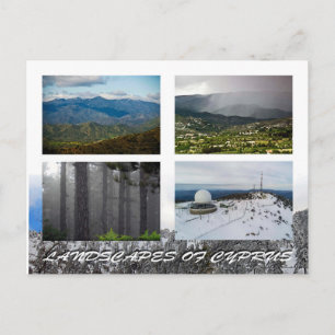 Landschappen van cyprus briefkaart