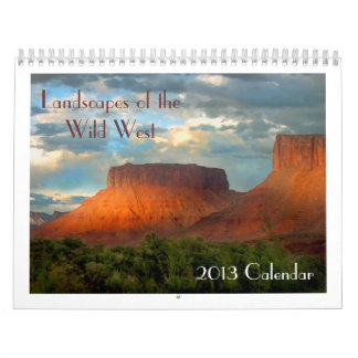 Landschappen van de Wilde West 2013-kalender Kalender