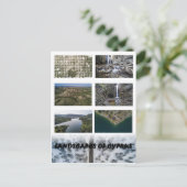 Landschappen van het briefkaart Cyprus (Staand voorkant)