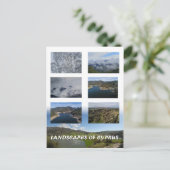 Landschappen van het briefkaart Cyprus (Staand voorkant)