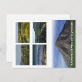 Landschappen van het briefkaart van cyprus (Voorkant / Achterkant)